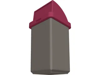 Rubbish Bin 3D Model