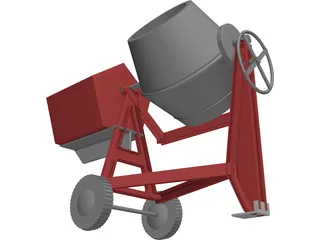 Portable Mixer 3D Model