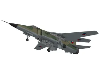 MiG-23 Flogger 3D Model