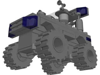 Lego Fire Truck 3D Model