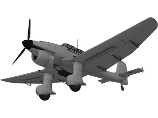 Junkers Ju 87 3D Model