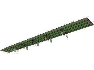 European Bridge 3D Model