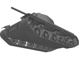 Tank KV-1 3D Model