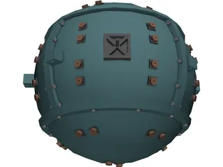 Trinity Atomic Bomb 3D Model