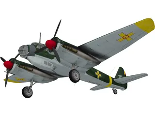 Junkers Ju 88A-4 3D Model