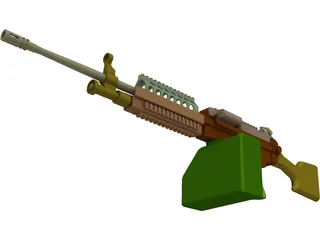 M249 3D Model