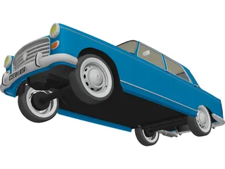 Peugeot 404 3D Model