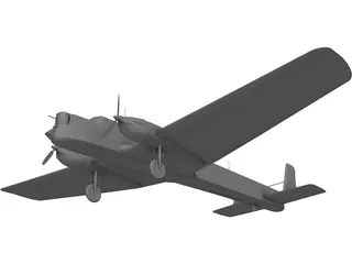 Armstrong Whitworth Whitley 3D Model