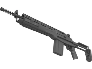 M14 EBR 3D Model