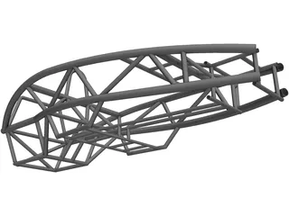 Ariel Atom Car Frame 3D Model