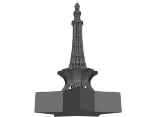 Minar E Pakistan 3D Model