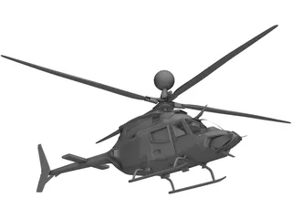 Bell OH-58 3D Model