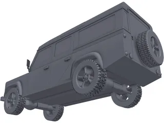 Land Rover Defender 110 3D Model