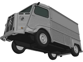 Citroen H Van (1980) 3D Model