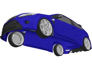 Ford Focus RS 3D Model