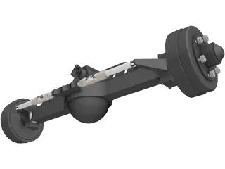 Rockwell Truck Axle 3D Model