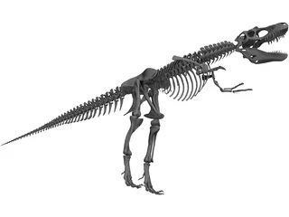 Gorgosaurus Skeleton 3D Model