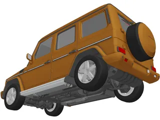 Mercedes-Benz G500 W463 (2008) 3D Model