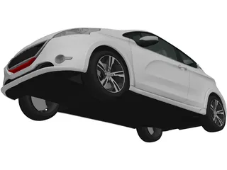 Peugeot 208 GTI (2013) 3D Model