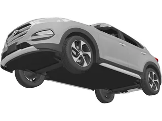 Hyundai Tucson (2019) 3D Model