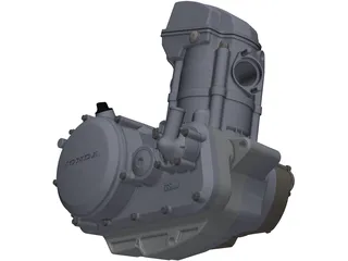 Honda CRF250R Engine 3D Model