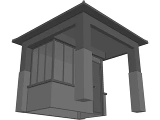 Guard House 3D Model