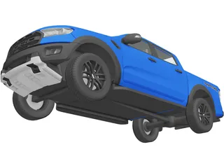 Ford Ranger Raptor (2018) 3D Model