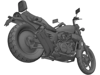 Honda Magna (1987) 3D Model