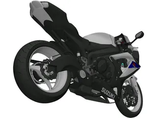 Suzuki GSX-R 750 (2008) 3D Model