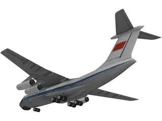 Ilyushin IL-76 Candid 3D Model