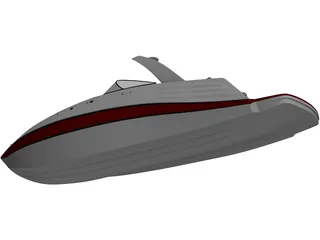 Speedboat 3D Model