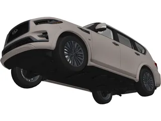 Infiniti QX80 (2018) 3D Model