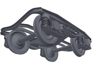 Y-25 Bogie 3D Model