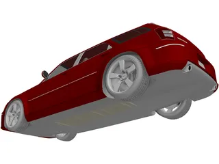 Dodge Magnum SRT8 (2008) 3D Model