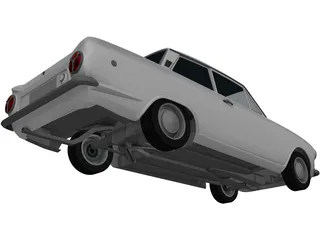 Ford Lotus Cortina (1966) 3D Model