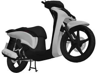 Honda SH 150i Sporty 3D Model