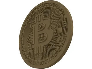 Bitcoin 3D Model