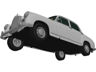 Mercedes-Benz Ponton 180 W120 (1953) 3D Model