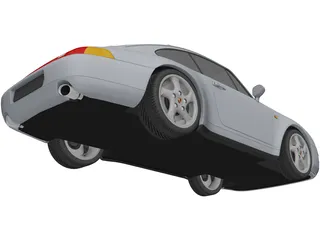 Porsche 911 [993] Carrera (1994) 3D Model
