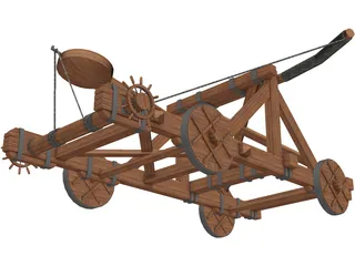 Catapult 3D Model