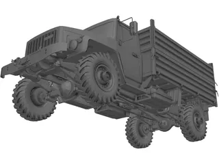 GAZ 33081 3D Model