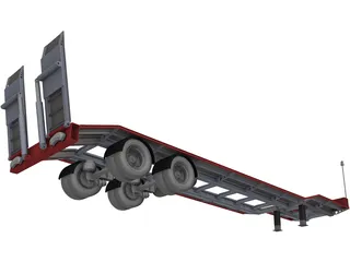 Low Loader 3D Model