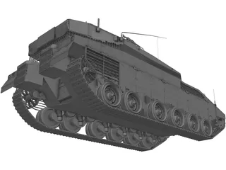 Merkava IV 3D Model