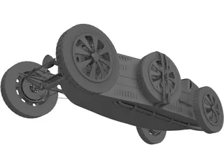 Bugatti Type 37B (1937) 3D Model