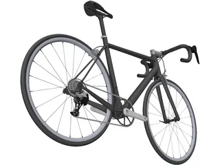 Classic Road Bike 3D Model