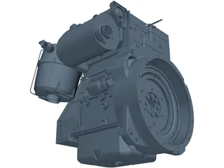 Deutz D2011 L02 Engine 3D Model
