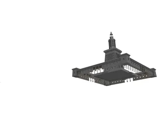 Alexandria Lighthouse 3D Model