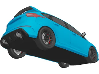 Ford Focus RS 3D Model