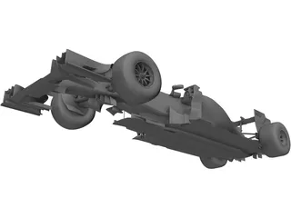 Mercedes-Benz F1 W06 Hybrid (2015) 3D Model