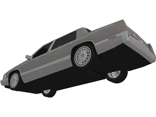 Cadillac Deville (1992) 3D Model